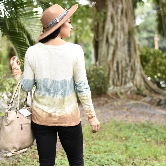 Tie Dye Long Sleeve Top - Picture 3 of 3